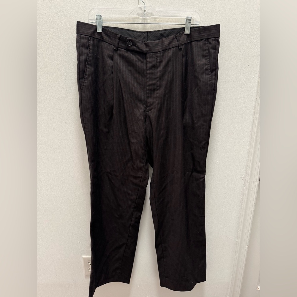 Women’s Black Pinstripe Dress Pants